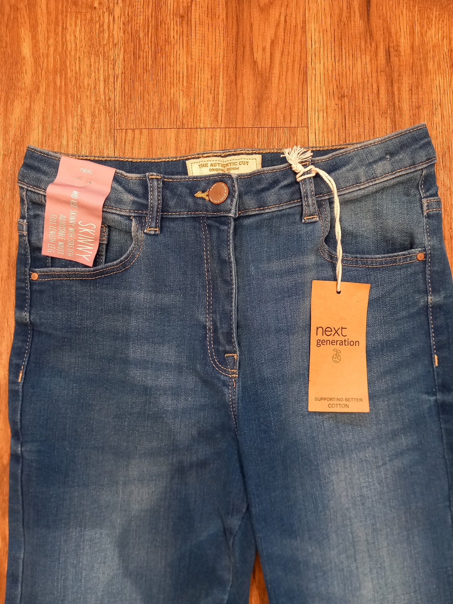 Blue Jeans With Adjustable Waistband (BNWT) - Boys 12 years - Next