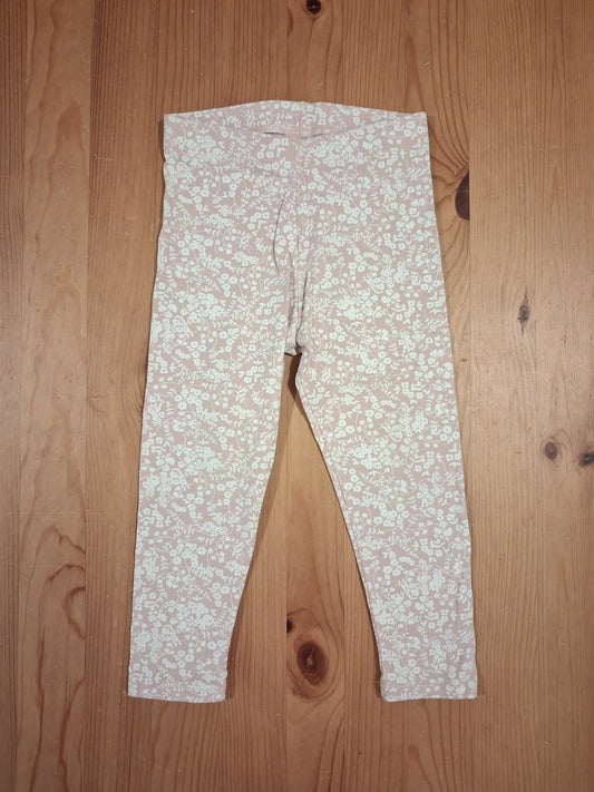 Light Pink Floral Leggings - Girls 2-3 years - Next