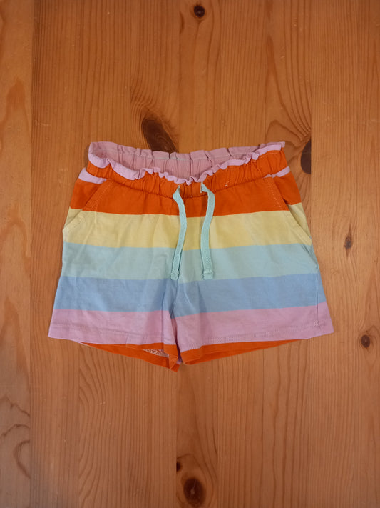 Colourful Striped Shorts - Girls 3-4 years - TU