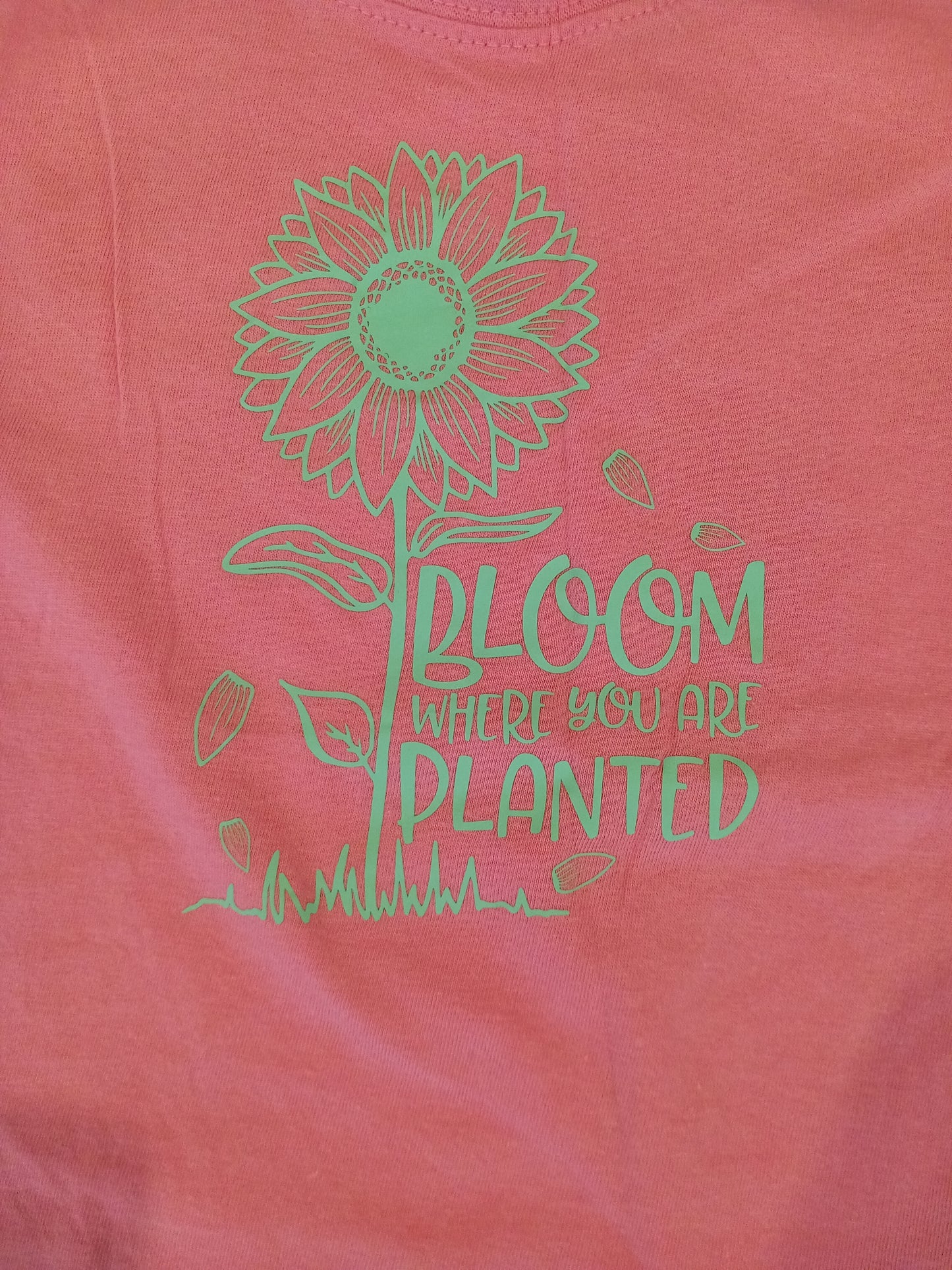 Pink 'Bloom Where You Are Planted' T-Shirt - Girls 4 years - Brand Unknown