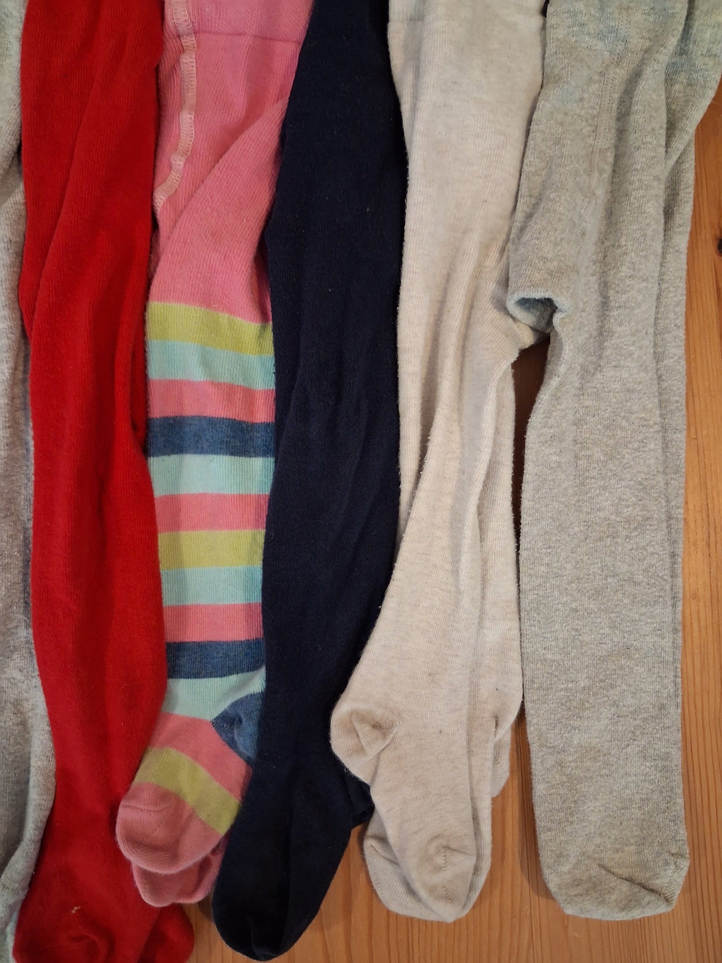 11 x Pairs Of Tights - Girls 12-18 months - Mixed Brands