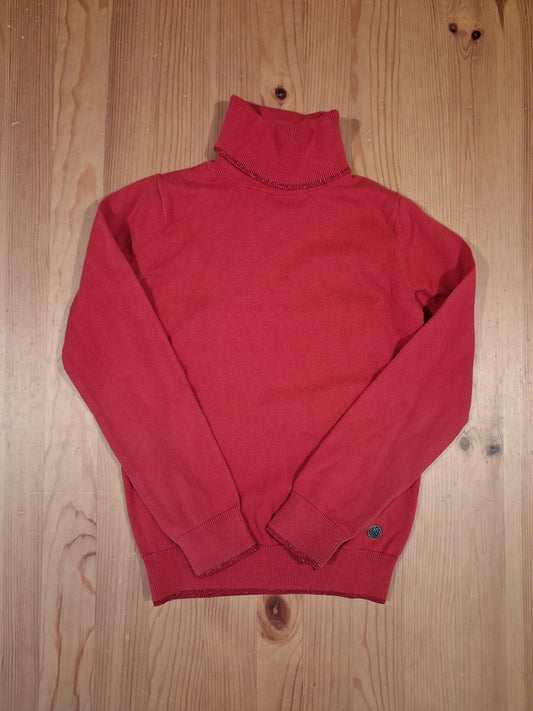 Red Glittery Rollneck Top - Girls 10 years - McGregor