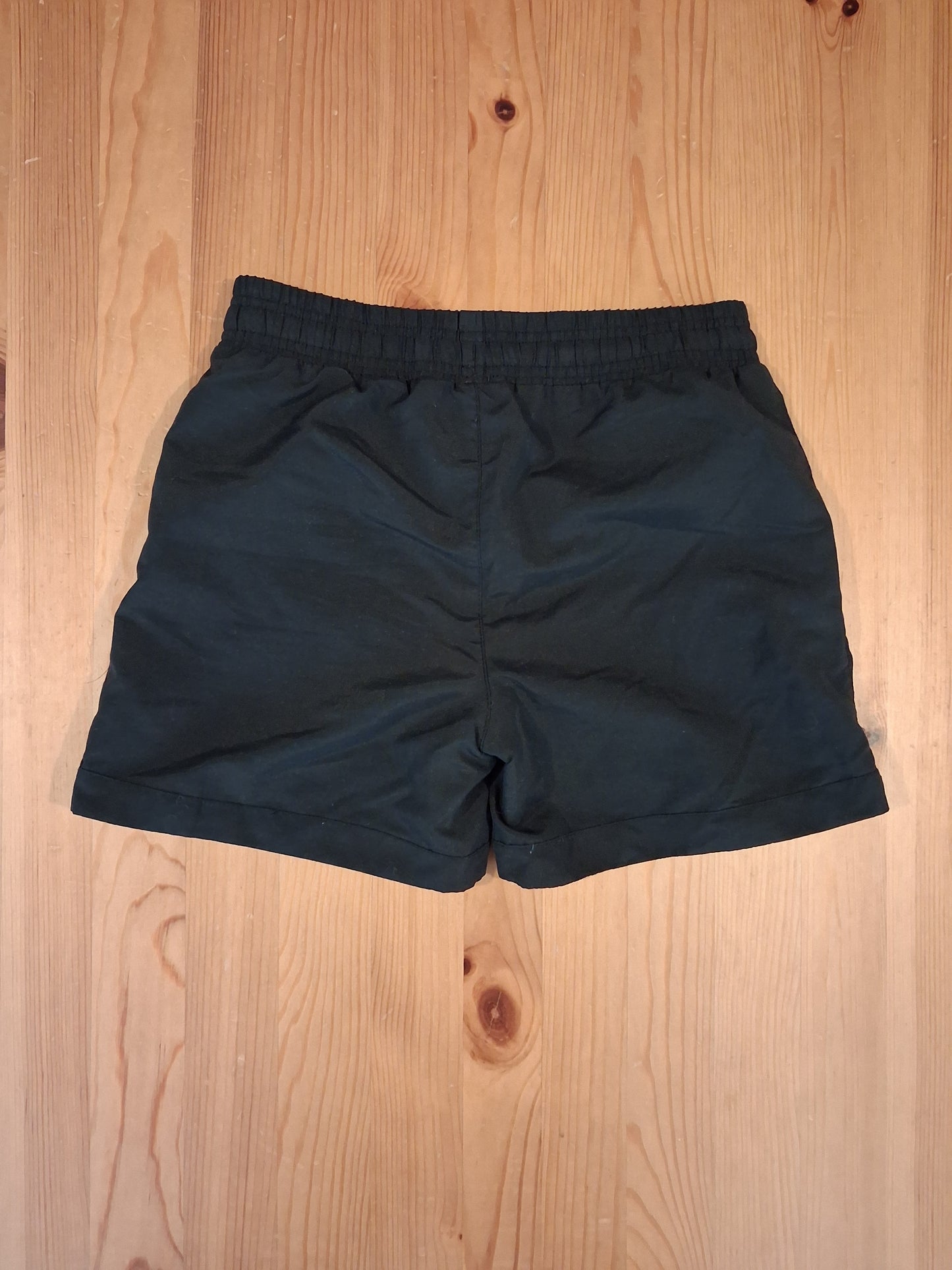 Black Lined Activewear/Sports Shorts With Drawstring Elasticated Waistband - Girls 11-12 years - LA Gear