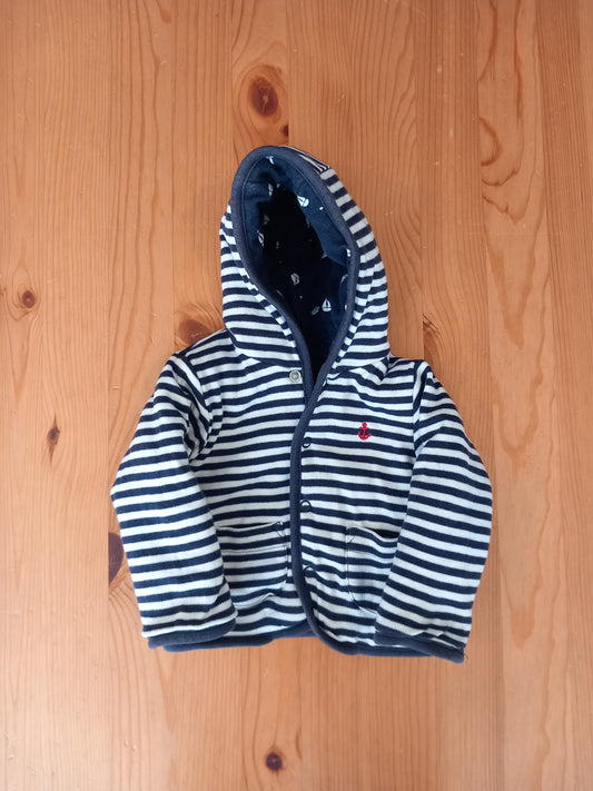 Reversible Hooded Jacket/Sweatshirt - Boys 0-3 months - Debenhams