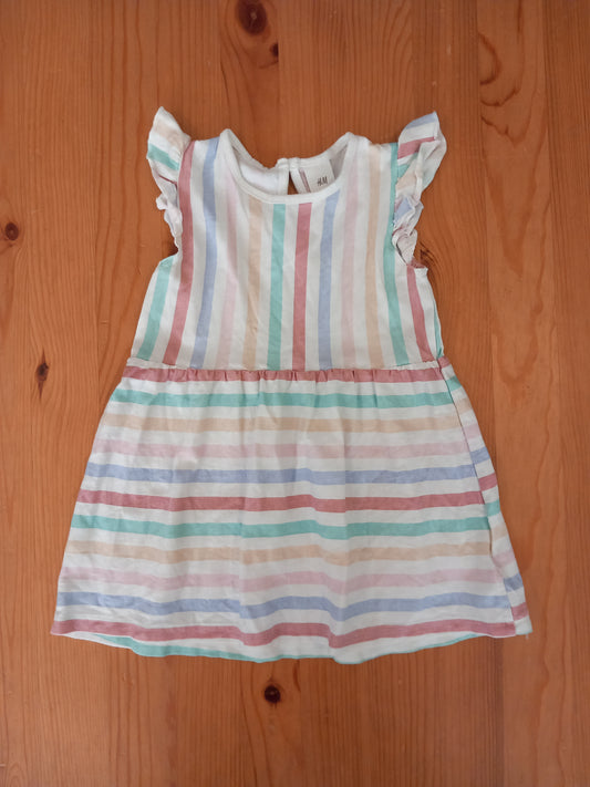 Colourful Striped Summer Dress - Girls 9-12 months - H&M