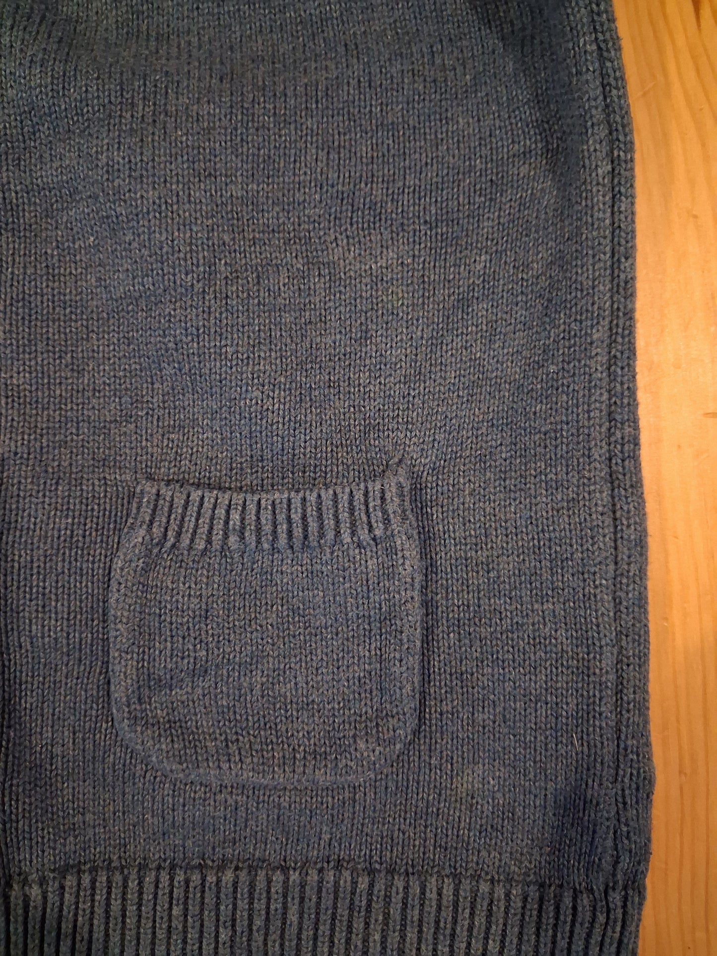 Blue Teddy In Pocket Cardigan - Unisex 2-3 years - Mothercare