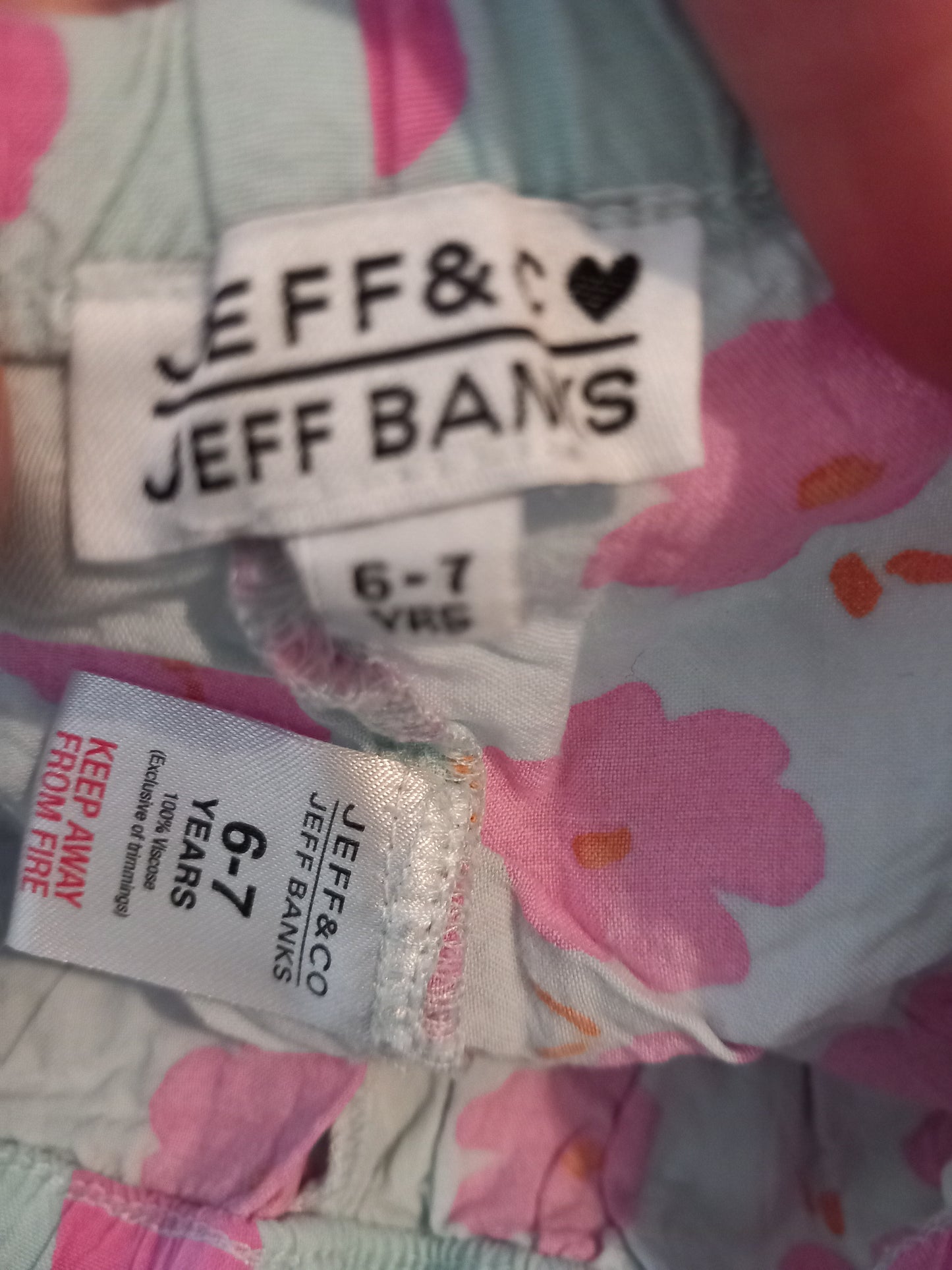 Flowery Shorts - Girls 6-7 years - Jeff Banks