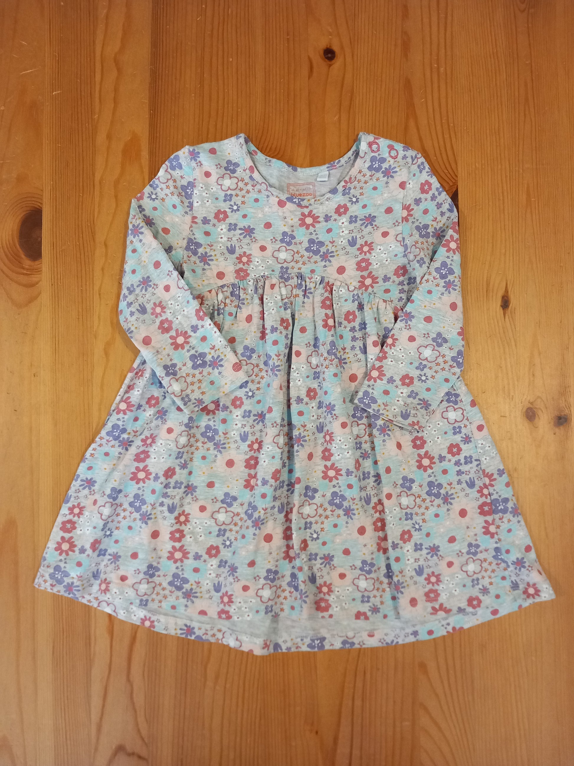 Floral Dress Bluezoo Dress Long Sleeve Floral Dress Girls 18-24