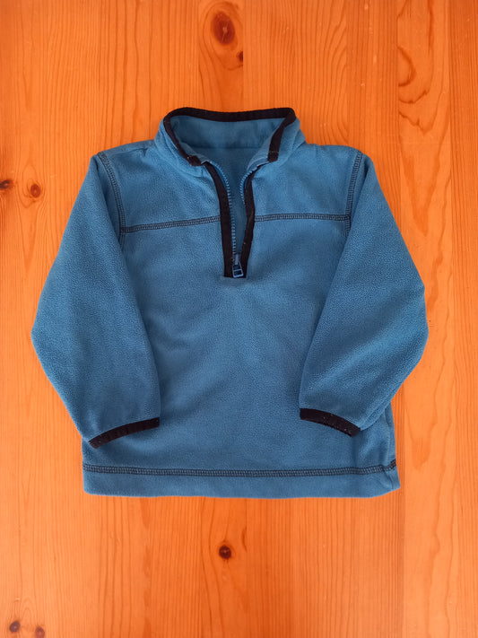 Blue Lightweight Fleece Jumper - Boys 2-3 years - M&S