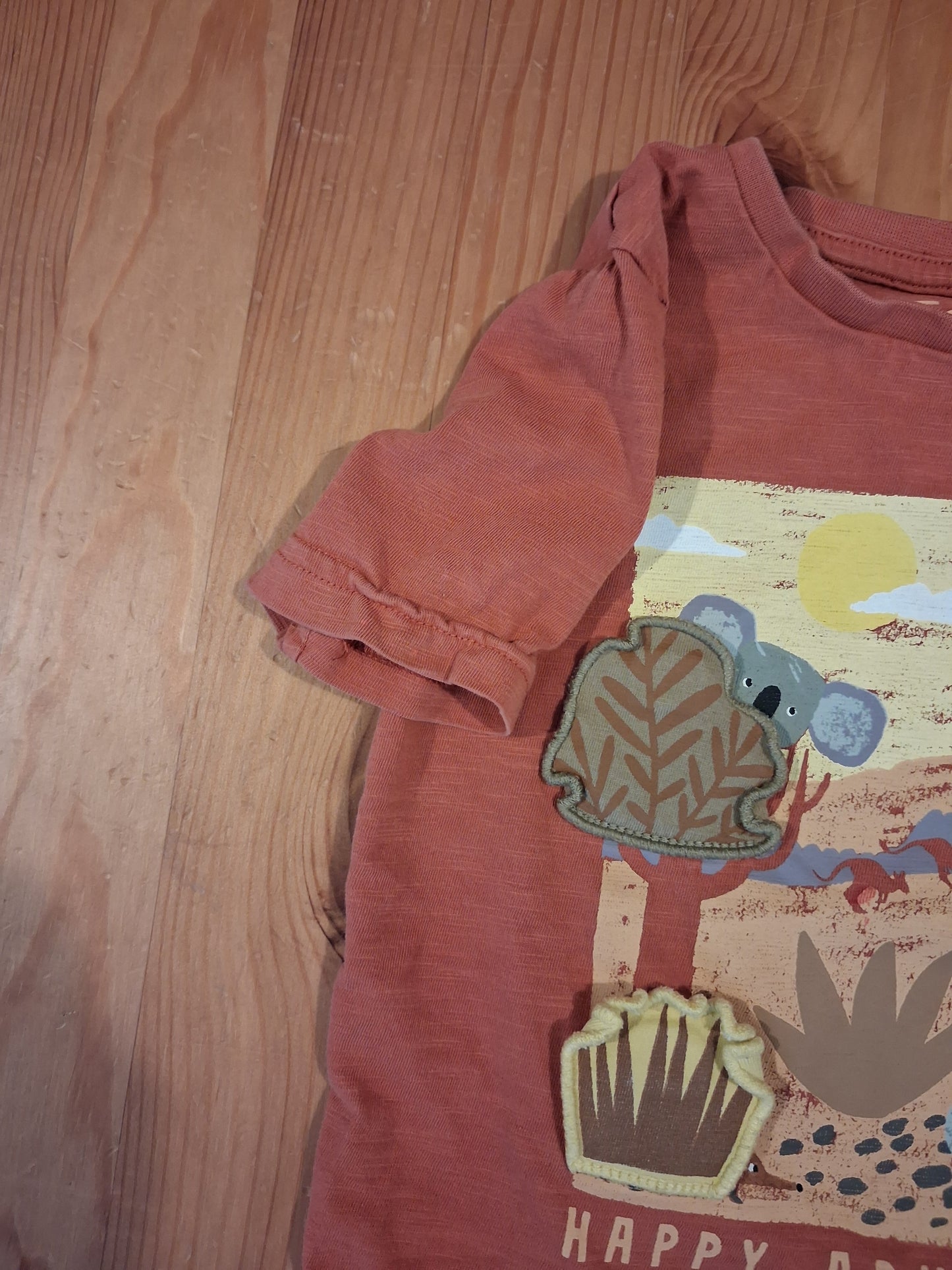 'Happy Adventures' T-Shirt With Flaps - Boys 2-3 years - TU