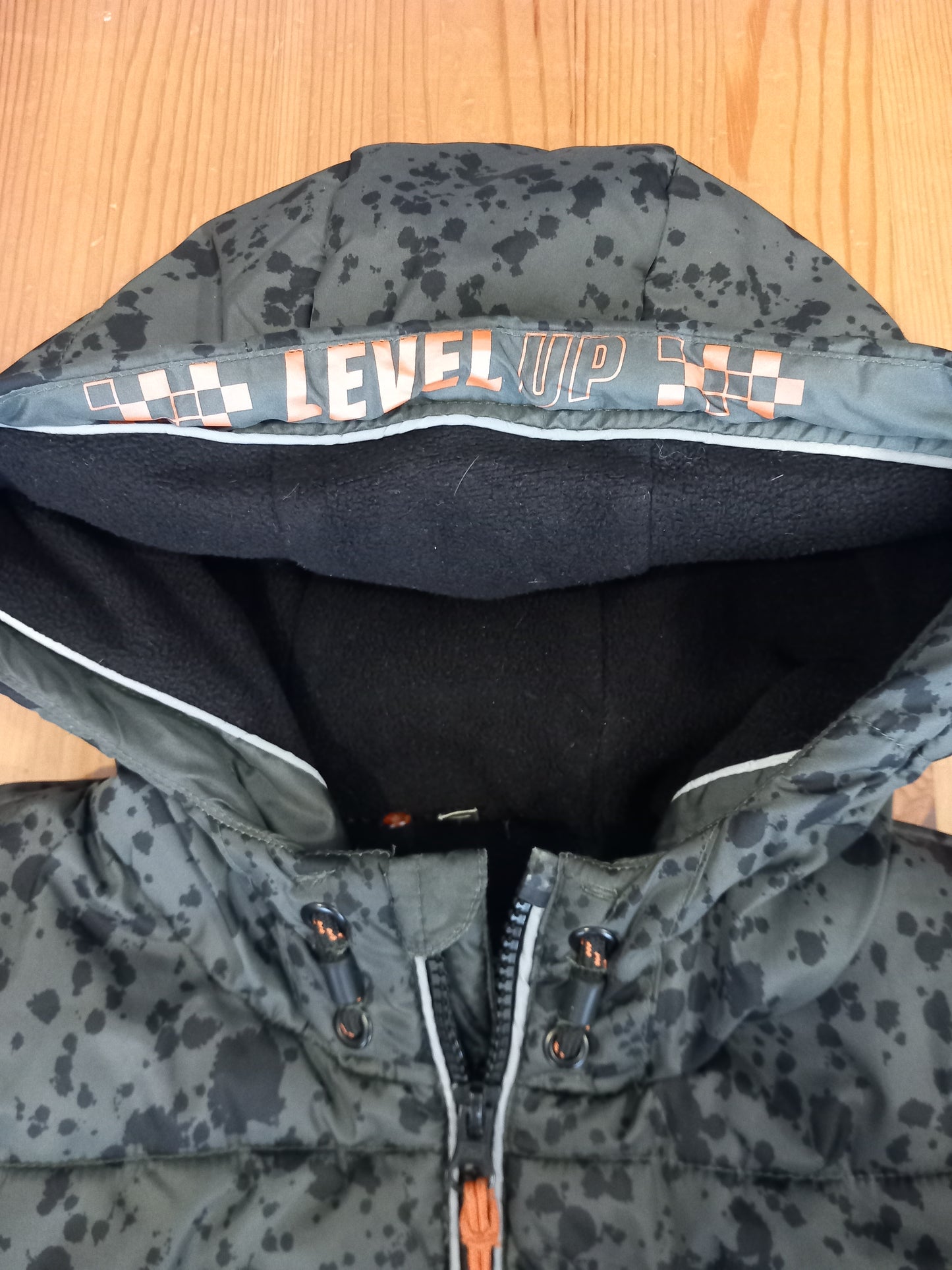 Splash Print Padded Coat - Boys 6-7 years - F&F