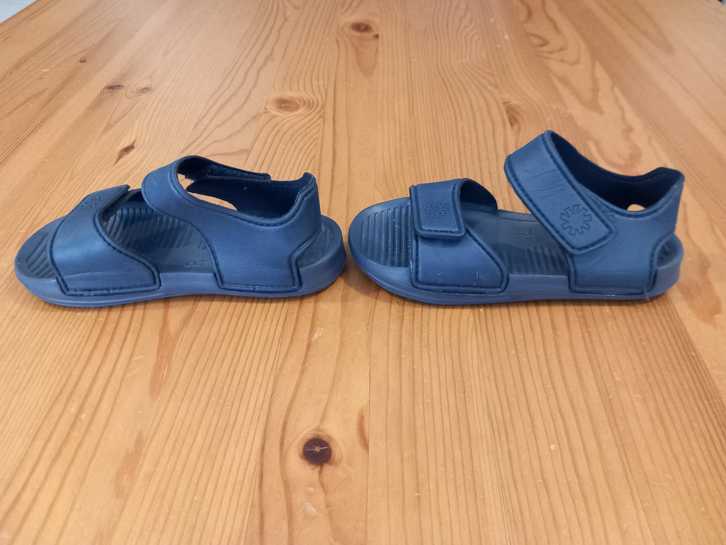 Navy Sandals - Boys Child Size 10 - Brand Unknown