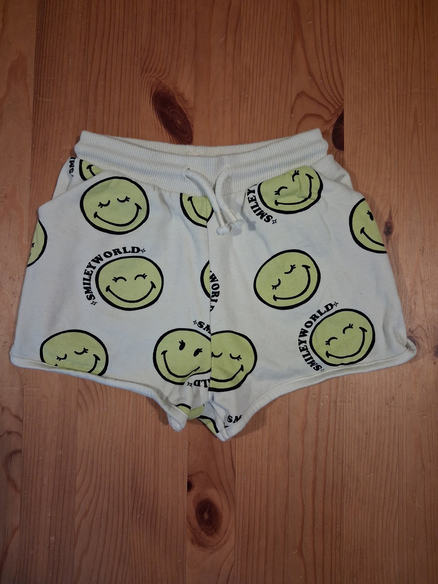 Smiley World Shorts With Pockets & Drawstring Elasticated Waistband - Girls 5 years - Next