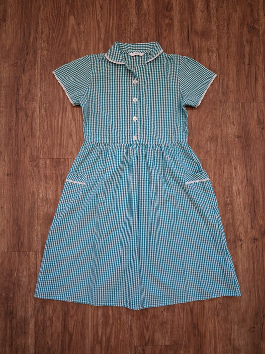 Green Gingham School Summer Dress - Girls 11-12 years - M&S