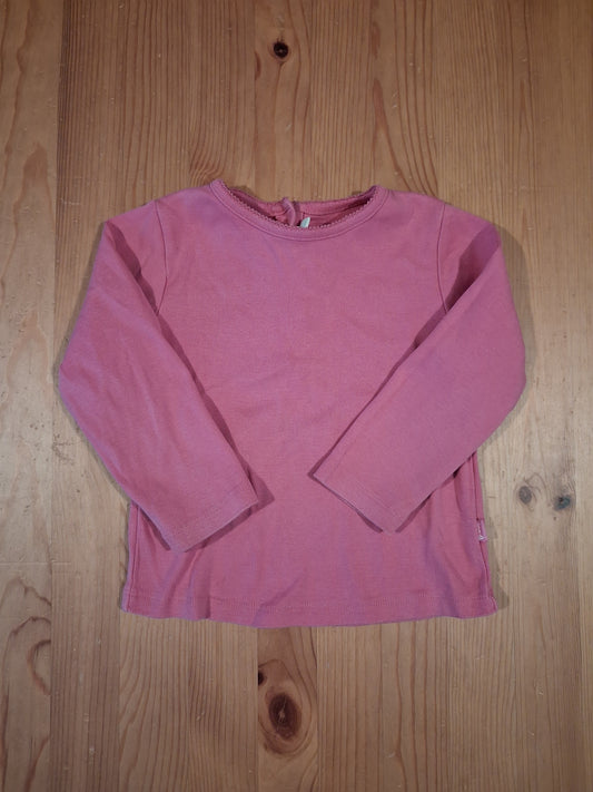Pink Long Sleeve Top - Girls 2-3 years - JoJo Maman Bébé