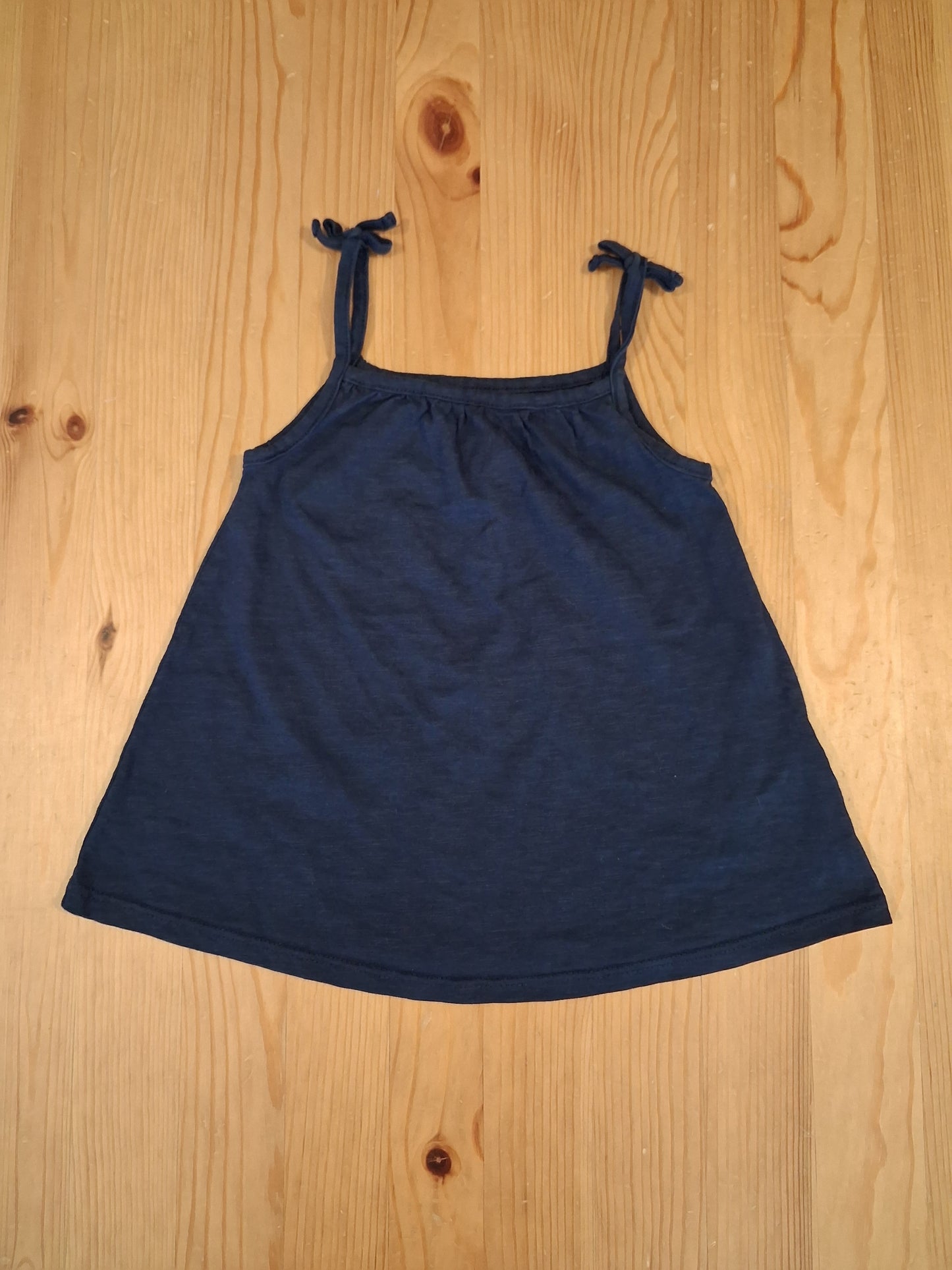 2 x Sleeveless Tops (Navy & Lilac) - Girls 3-4 years - George
