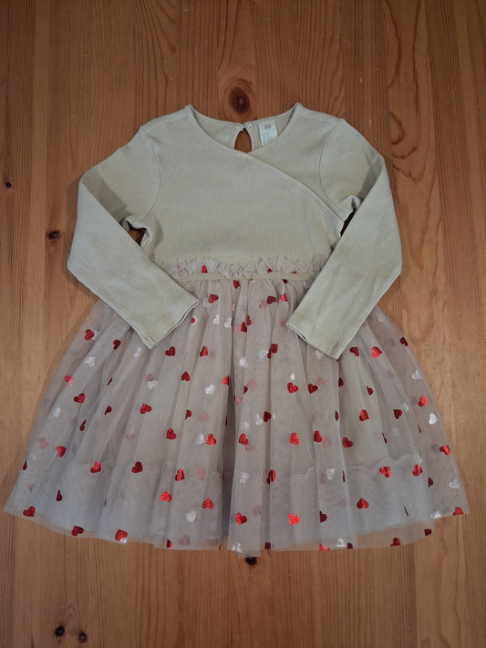 Hearts Tutu Style Dress - Girls 18-24 months - H&M