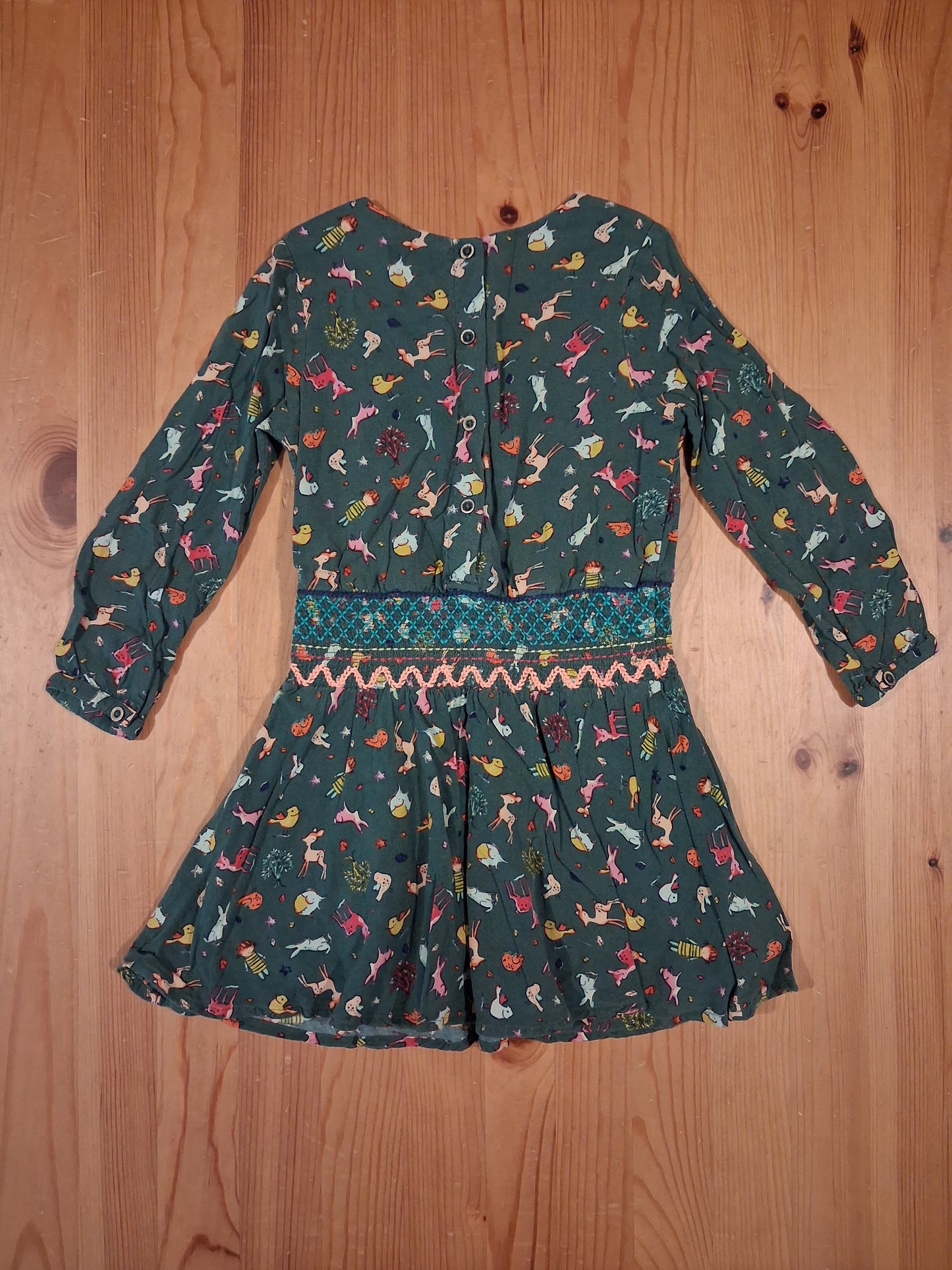 Lined Animals Occasionwear Dress - Girls 4-5 years - Next