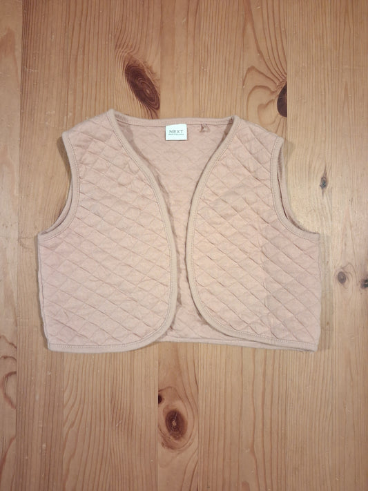 Light Pink Quilted Waistcoat - Girls 2-3 years - Next