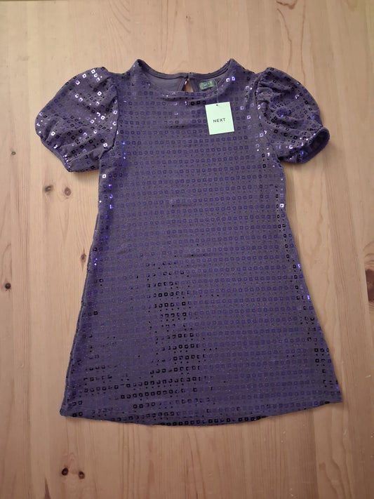 Purple Party Dress (BNWT) - Girls 6 years - Next