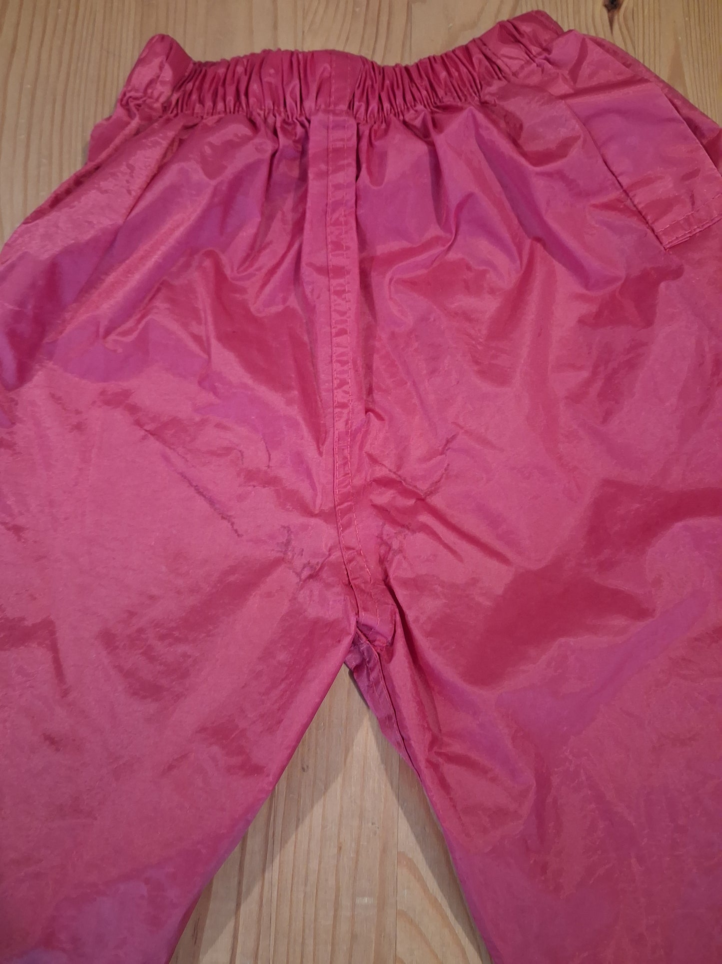 Pink Waterproof Trousers - Girls 5-6 years - Brand Unknown