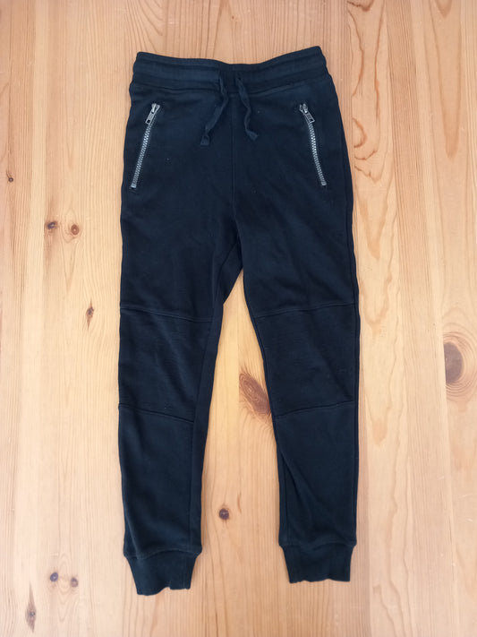 Black Joggers With Drawstring Waistband and Feature Knees - Boys 6-7 years - H&M