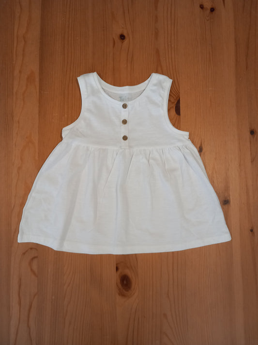 Cream Sleeveless Top - Girls 3-4 years - TU