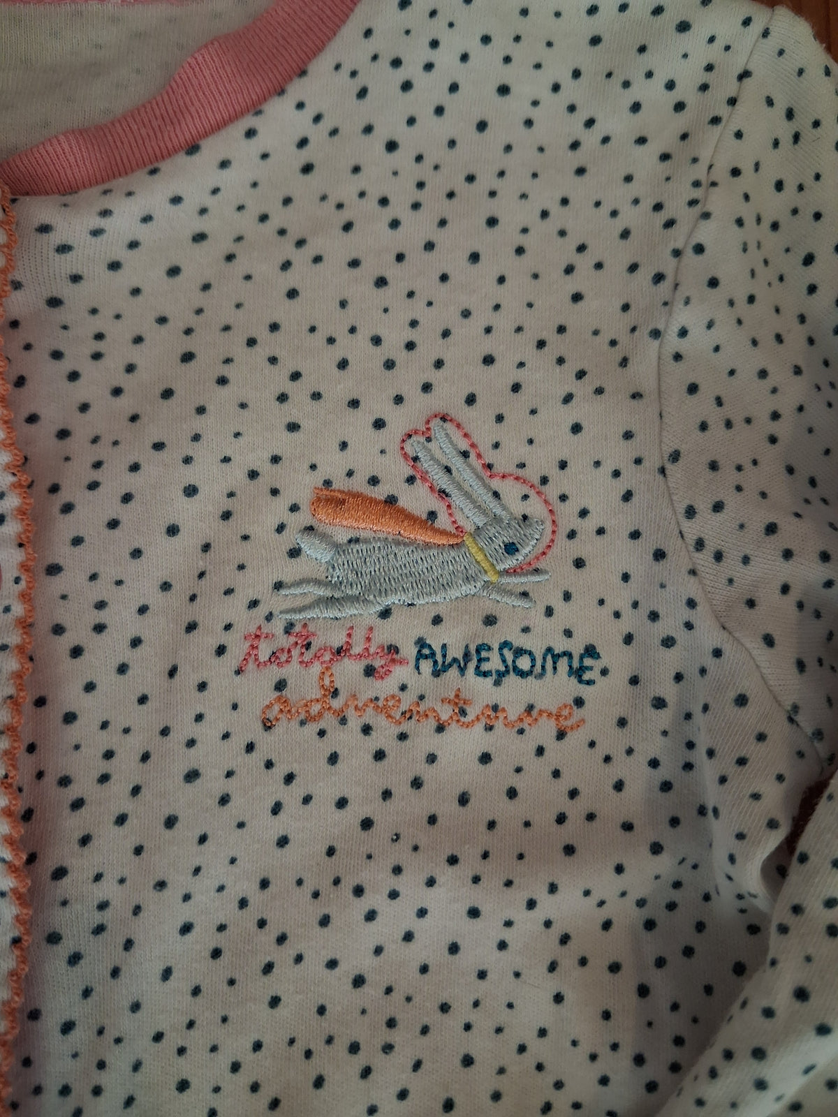 Spotty Bunny Sleepsuit - Girls 12-18 months - Waitrose