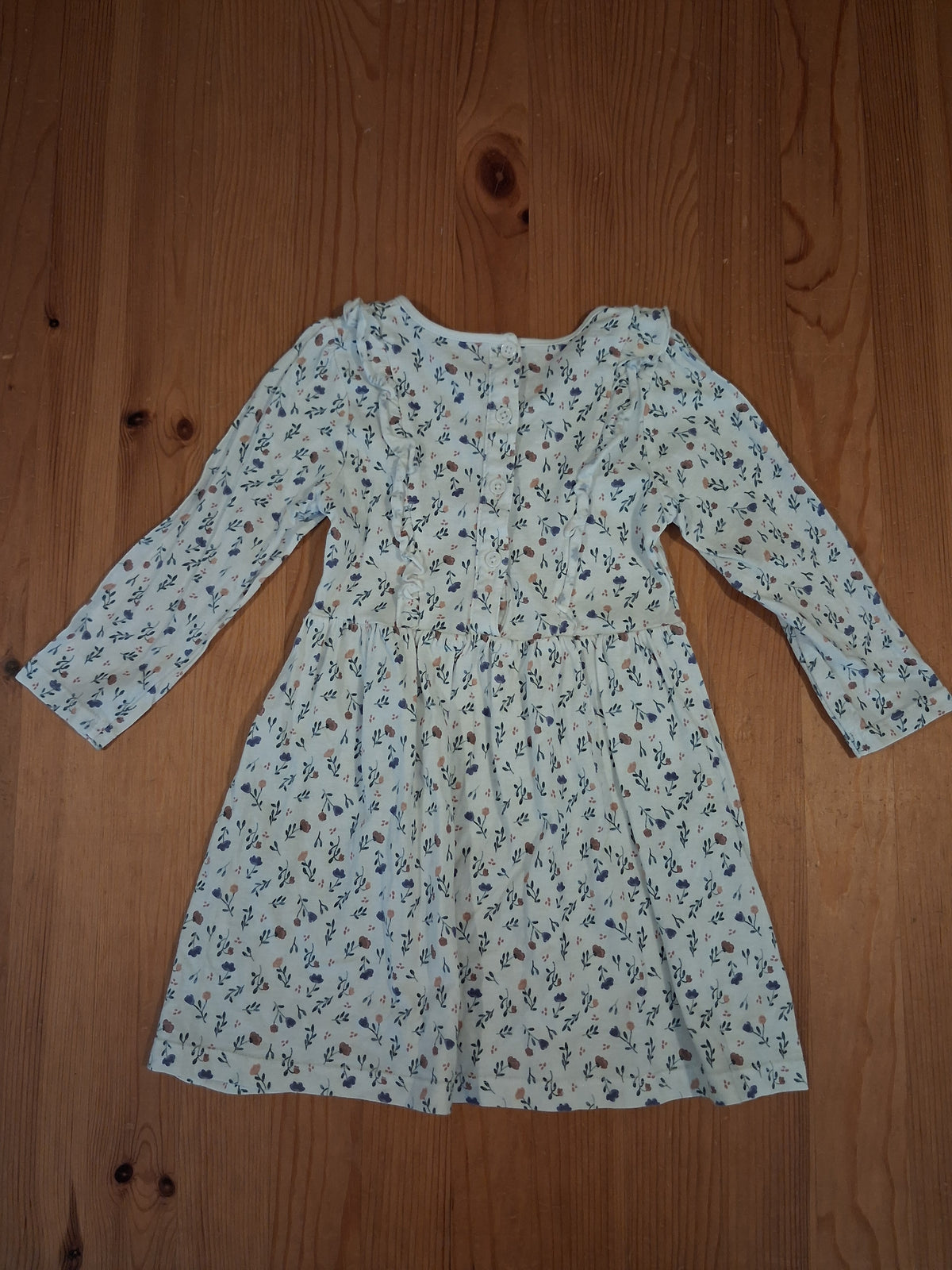 Long Sleeve Floral Dress - Girls 18-23 months - Matalan