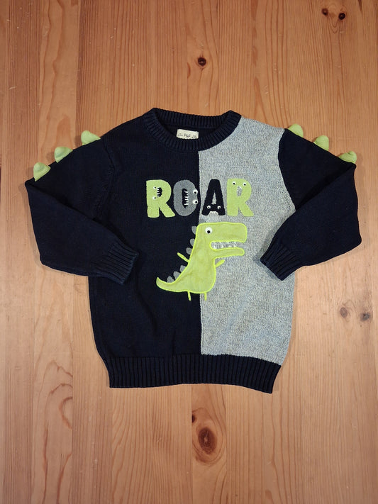 'Roar' Dinosaur Jumper - Boys 18-24 months - F&F