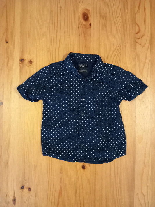 Navy Short Sleeve Shirt - Boys 2-3 years - Next