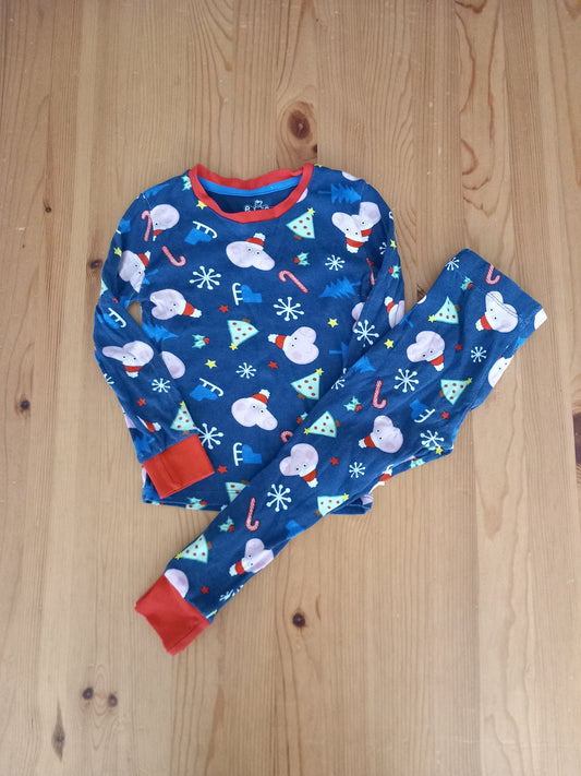 Peppa Pig Long Sleeve Christmas Pyjamas - Unisex 3-4 years - Character.com