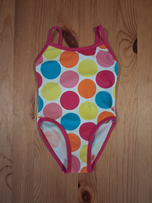 Colourful Spot Swimming Costume - Girls 12-18 months - Debenhams