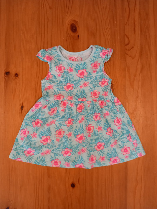 Tropical Print Summer Dress - Girls 12-18 months - Primark