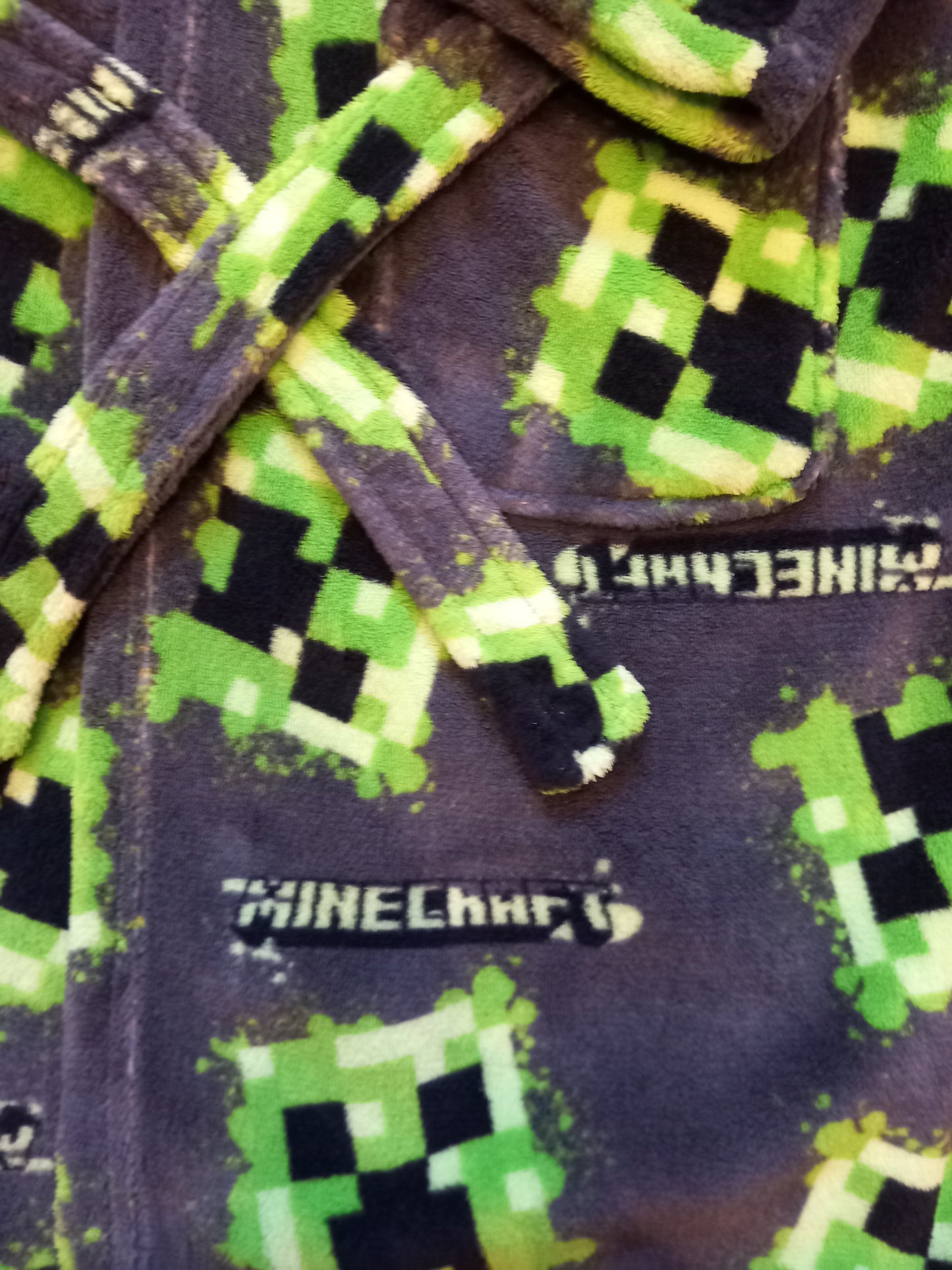 Minecraft Dressing Gown - Boys 10-11 years - TU