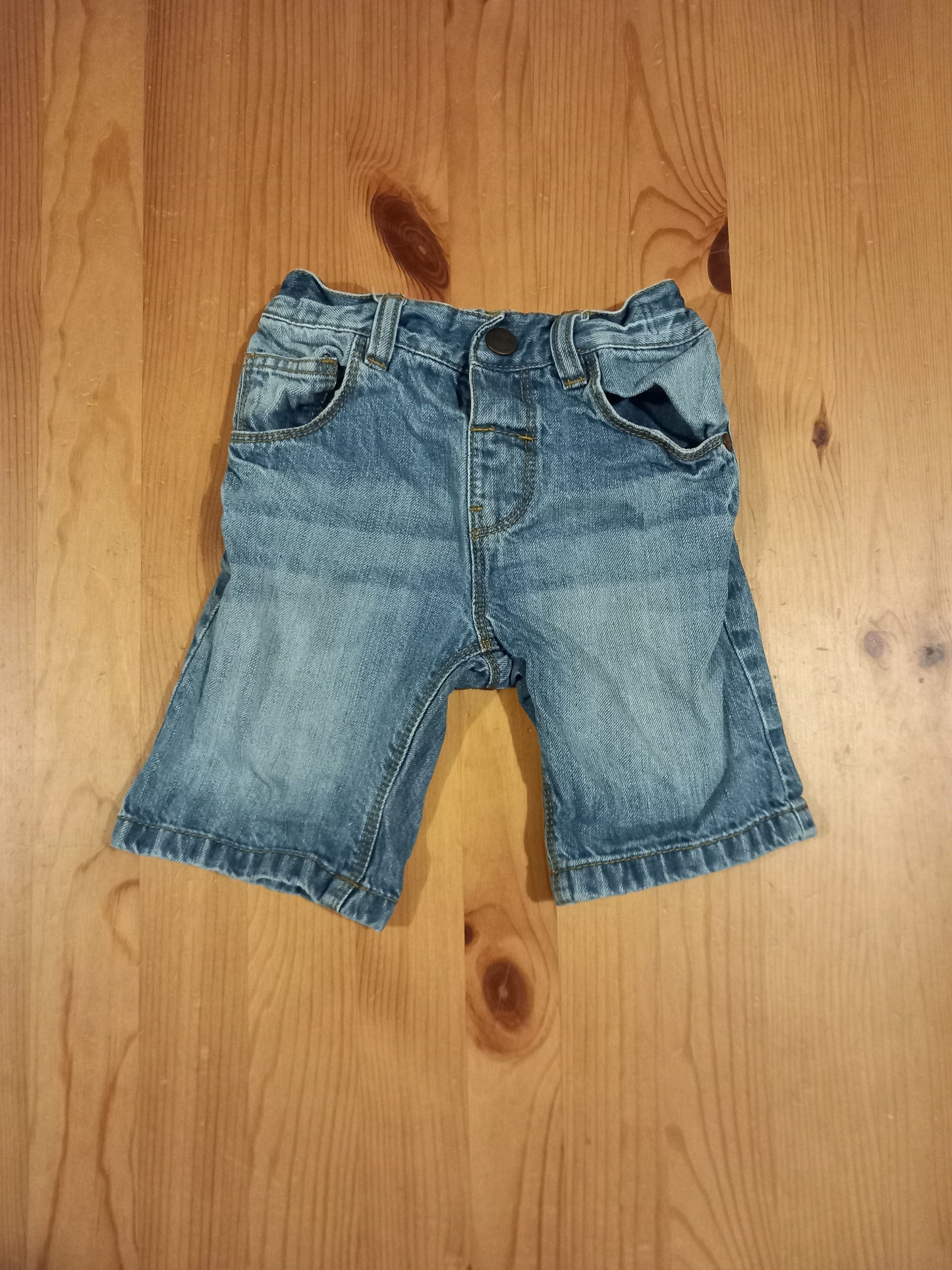 Denim Shorts With Adjustable Elasticated Waistband - Boys 3-4 years - Next