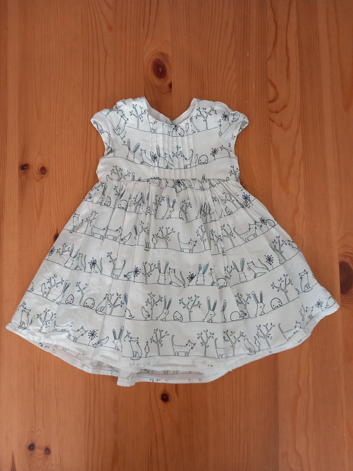 Lined Animals Dress - Girls 9-12 months - Next
