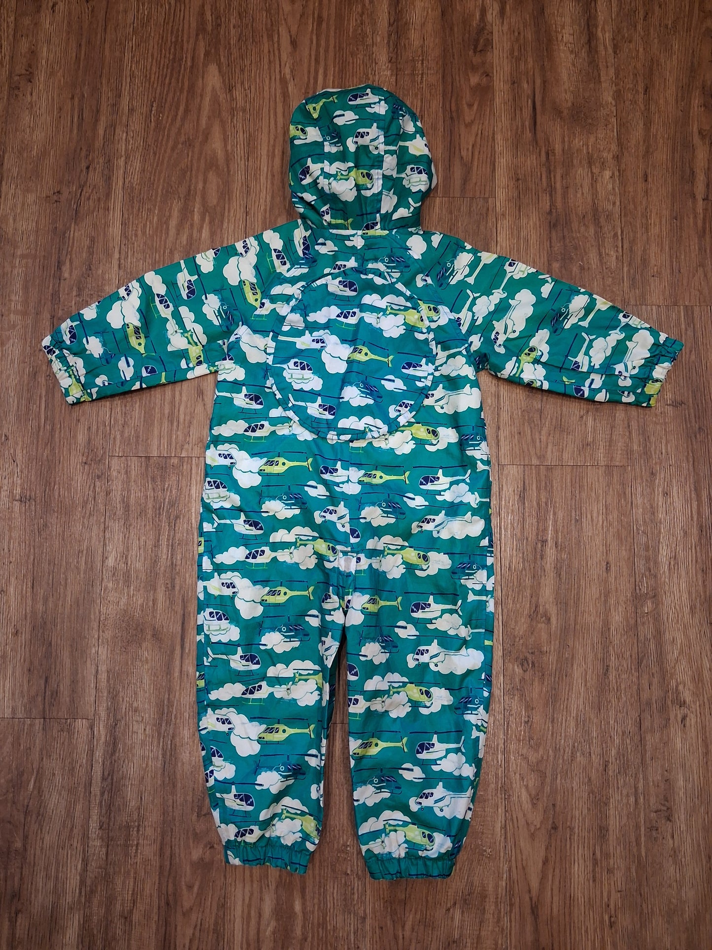 Helicopters Pack Away Lightweight Puddlesuit - Boys 12-18 months - Mini Club