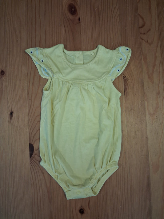 Yellow Romper With Feature Sleeves - Girls 12-18 months - TU