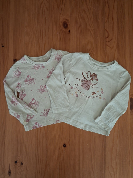 2 x Fairies Long Sleeve Tops - Girls 18-24 months - Primark