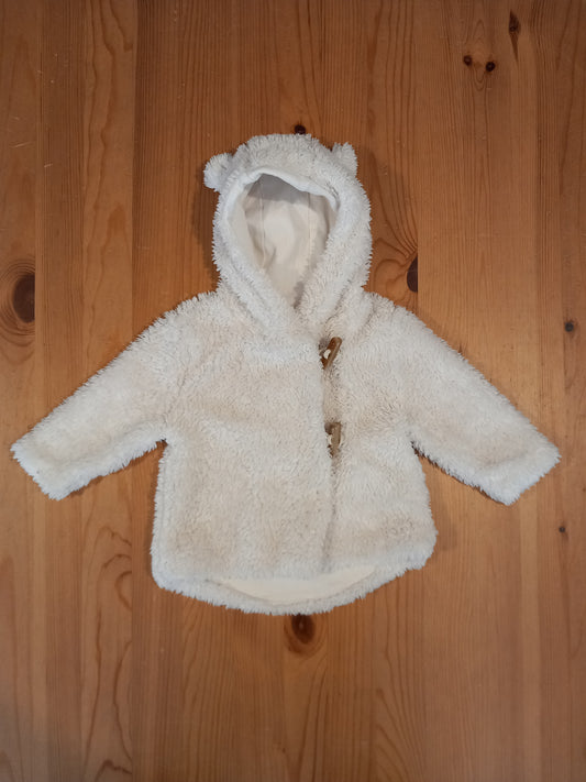 Lightweight Furry Jacket - Girls 6-9 months - Next