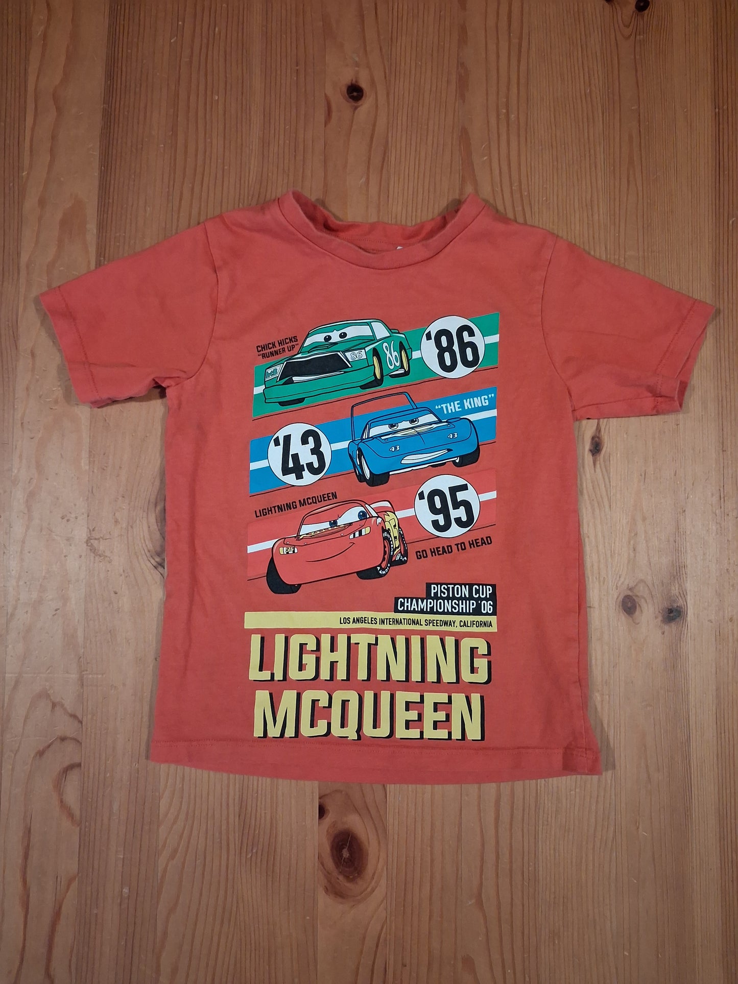 Lightning McQueen Cars T-Shirt - Boys 4-5 years - Disney Pixar At George