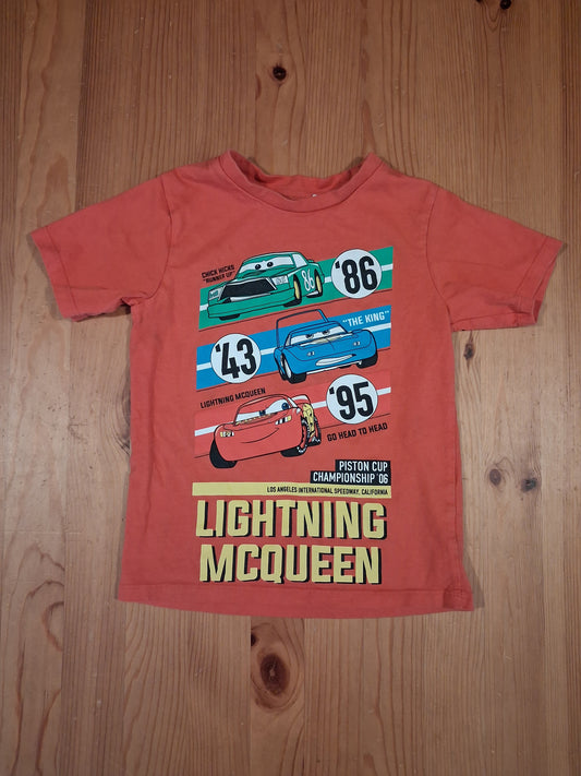 Lightning McQueen Cars T-Shirt - Boys 4-5 years - Disney Pixar At George
