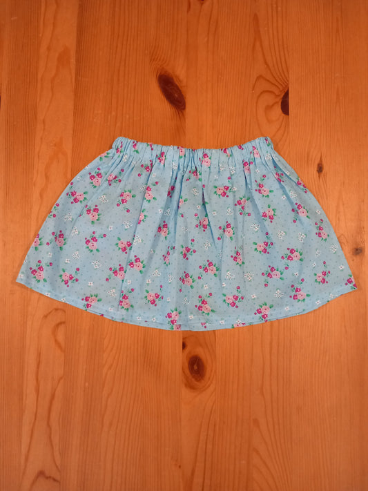 Handmade Floral Skirt - Girls 2-3 years - Brand Unknown