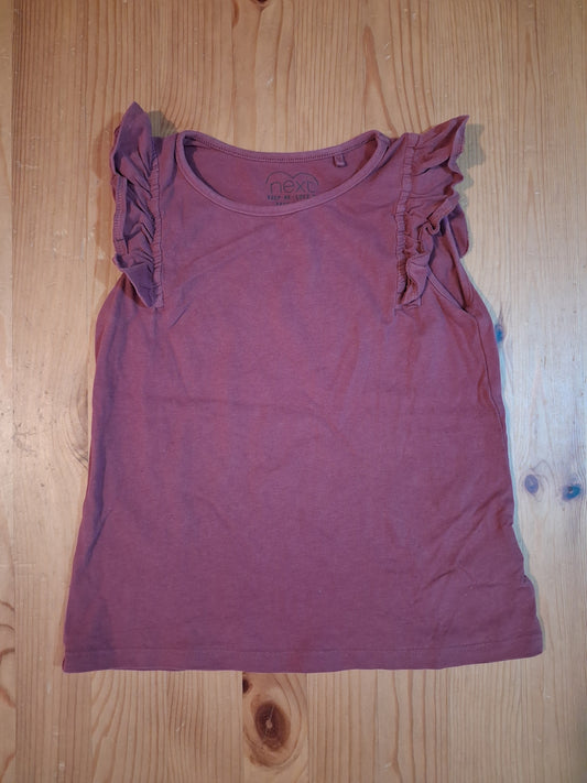 Purple Short Sleeve Top - Girls 4-5 years - Next
