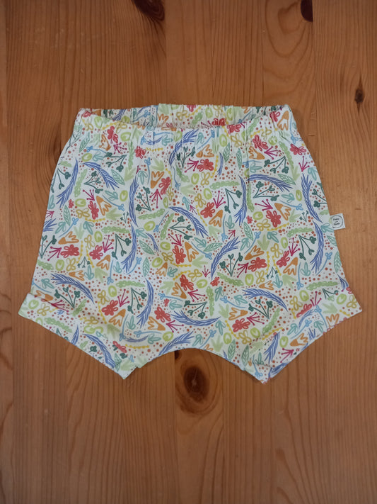 Handmade Flowers Shorts - Girls 3-4 years - Popsy & Mama