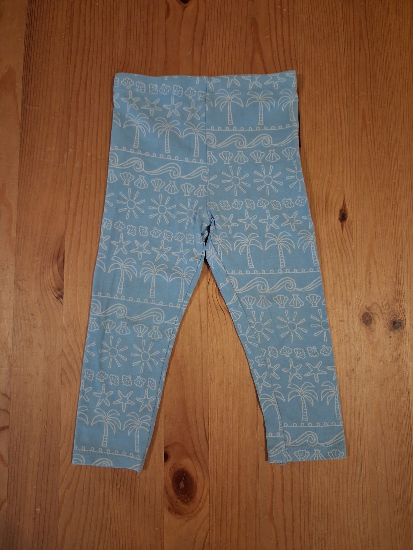 Light Blue Beach Print Leggings - Girls 12-18 months - Primark