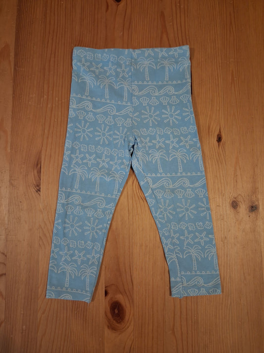 Light Blue Beach Print Leggings - Girls 12-18 months - Primark
