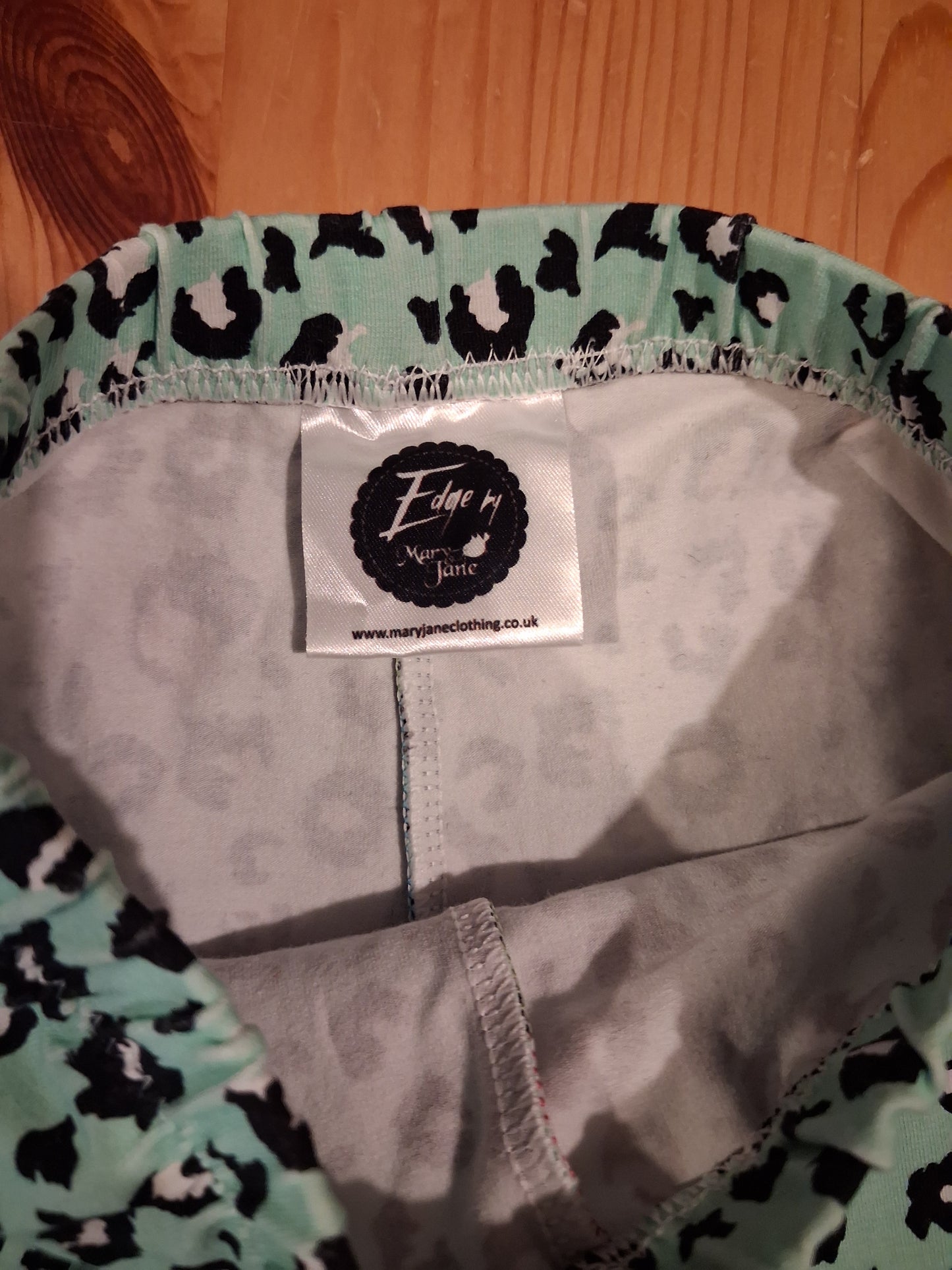 Handmade Animal Print Leggings - Girls 3-4 years - Mary Jane Clothing