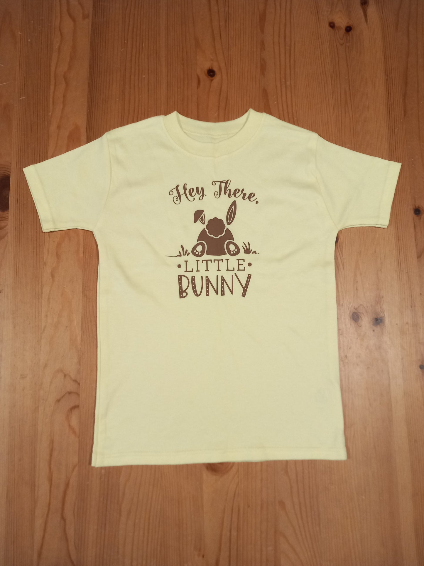 Yellow 'Hey There Little Bunny' T-Shirt - Girls 5-6 years - Brand Unknown